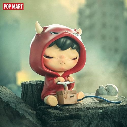 POP MART Hirono Mime Series Figures, Hirono Blind Box Figures, Random Design Action Figures Collectible Toys Home Decorations, Holiday Birthday Gifts for Girls and Boys, Single Box - Single Box - Mime thumbnail 5