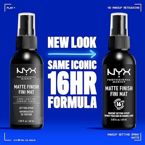 NYX PROFESSIONAL MAKEUP Makeup Setting Spray - Matte Finish, Long-Lasting Face Mist for up to 16HR Wear, Vegan Formula thumbnail 2