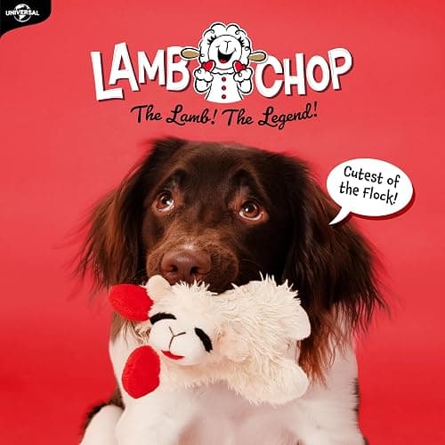 Multipet Lamb Chop Dog Plush Toy - Squeaky Toy for All Dogs - Extra Soft Plush - Stuffed Animal Dog Toy for Cuddling & Playing - Cute Pet Toy (6", Cream) thumbnail 3