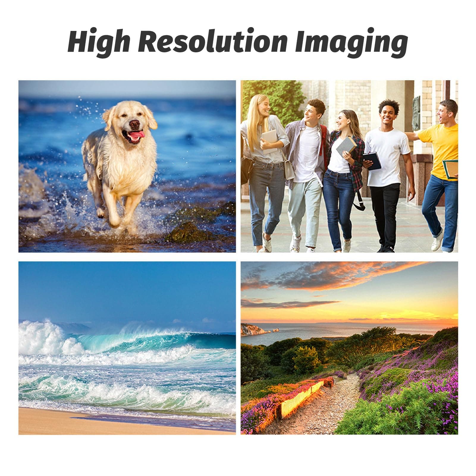 5K Digital Camera, 75MP HD 18X Zoom Autofocus Mirrorless Retro Camera with 3 Inch Screen and Smile Detection for Travel Photography thumbnail 4
