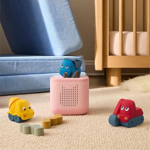 My First Tonies: Construction Set - Excavator, Cement Mixer, and Truck Soft and Squeezable Audio Toy Figurines thumbnail 2