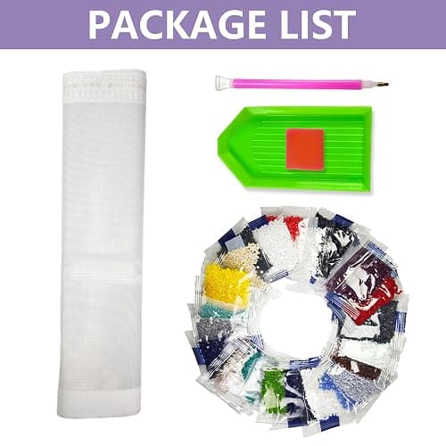 Eiflow Diamond Gem Craft Painting Kits for Adults Religion Cross, 5D Christ Diamond Art Kits DIY Full Round Drill Mosaic Painting(30x40cm/12x16in) thumbnail 4