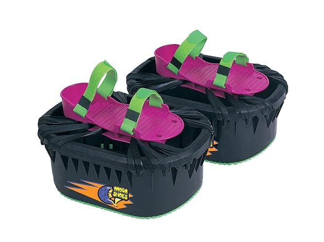 Moon Shoes Bouncy Shoes, Mini Trampolines for Your Feet, One Size, New and Improved, Bounce Your Way to Fun, Very Durable, No Tool Assembly, Athletic Development, max Weight 130 lbs. thumbnail 2