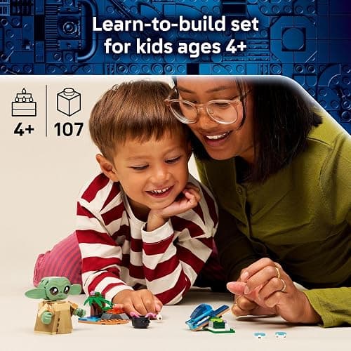 LEGO Star Wars Grogu’s Homestead Building Toy for Boys & Girls - The Mandalorian Pretend Play Set W/Sorgan Frog & Poseable Grogu Figures for Preschool Kids, Ages 4+ - Gift Idea for Birthdays - 75443 thumbnail 2