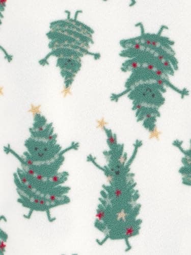 Simple Joys by Carter's Kids' Holiday Loose-fit Flame Resistant Fleece Footed Pajamas thumbnail 5