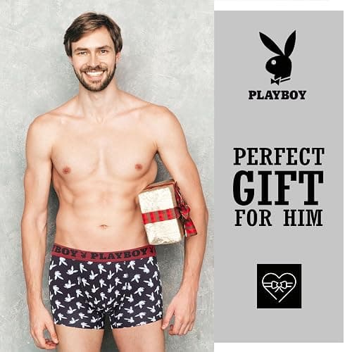 Playboy Mens Underwear 4 Pack Boxers for Men Gifts for Men Boxer Briefs thumbnail 7