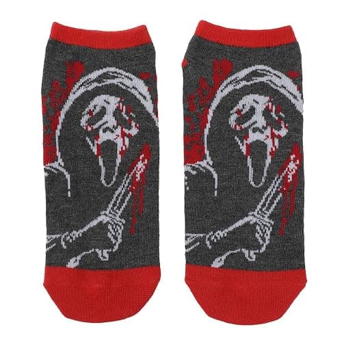 Bioworld Ghostface Character Art Women's 5-Pair Ankle Socks thumbnail 2