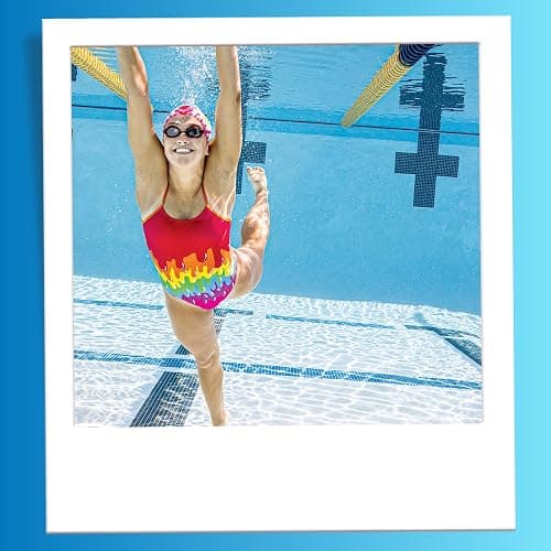 Sporti Micro Back Women's Athletic One Piece Swimsuit - Competitive Bathing Suit for Lap Swimming thumbnail 8