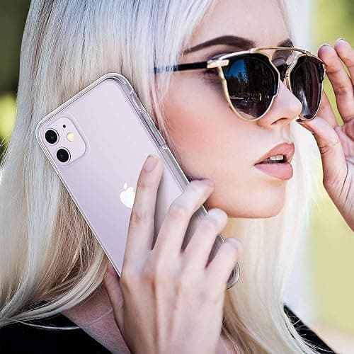 ULAK Clear Case Compatible with iPhone 11 6.1-Inch 2019, Transparent Thin Slim Protective Phone Cover thumbnail 2