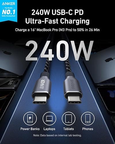 Anker Prime USB C to USB C Cable thumbnail 2