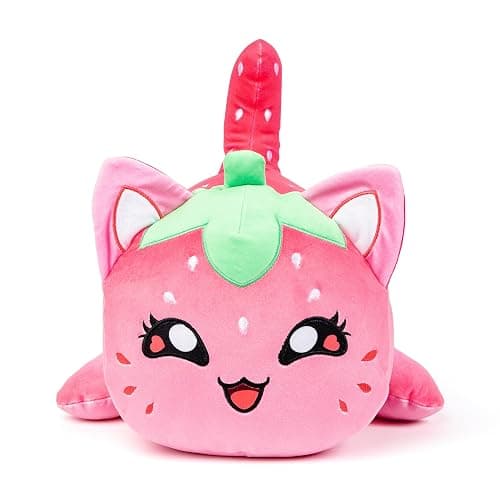Aphmau MeeMeow Jumbo Plush; Strawberry Jumbo Plush, YouTube Gaming Channel, Official Merch thumbnail 3