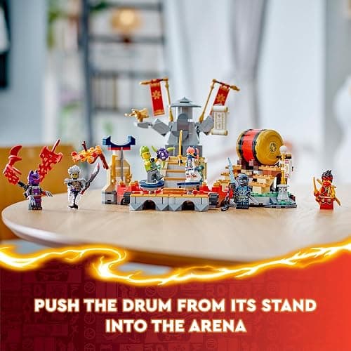 LEGO NINJAGO Tournament Battle Arena Playset with 6 Minifigures, Action Toy for Kids, Ninja Toy Building Set, Birthday Gift Idea for Boys and Girls Aged 7 and Up, 71818 thumbnail 5
