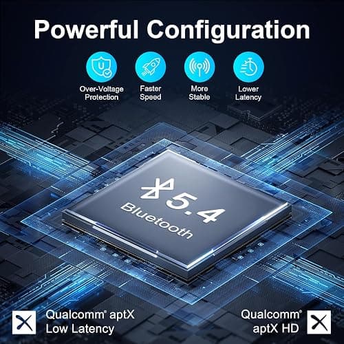 Ultra Xmagpot Bluetooth 5.4 Transmitter Receiver - CNC Aluminum & Ceramic Glass | Dual Link for 2 AirPods/Headphones | aptX Adaptive/HD Audio | Wireless Transmitter for Airplane/TV/Car/Gym thumbnail 5