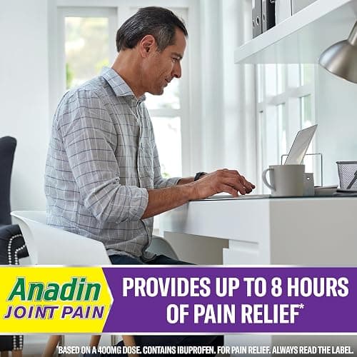 Anadin Joint Pain Relief Tablets, Ibuprofen Tablets - Pack of 16 | Ibuprofen tablets for joint pain, inflammation, backache, muscular pain, neuralgia thumbnail 6