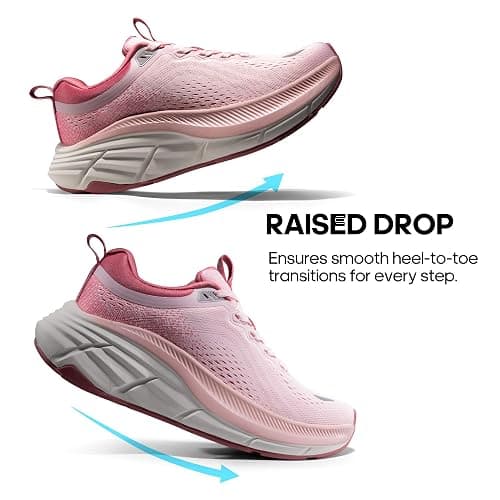 NORTIV 8 Women's Walking Shoes Cushion Comfortable ActiveBreeze Running Tennis Shoes Non-Slip Workout Gym Sports Athletic Breathable Fashion Sneakers thumbnail 8