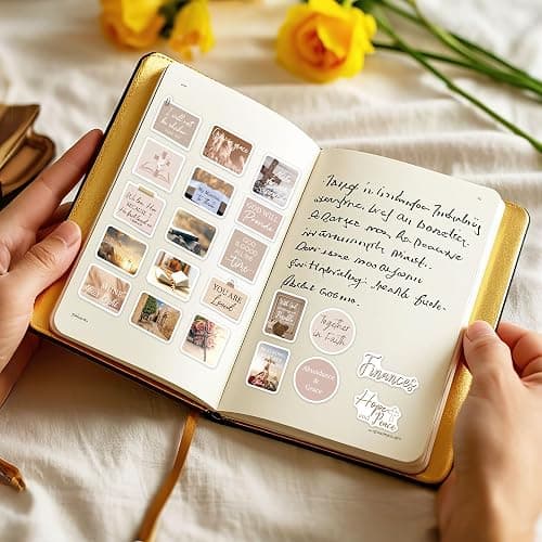 Christian Prayer Board Stickers, 50 Pcs Prayer Vision Board Supplies for Women Girls, Inspirational Bible Verses Decals for Journaling Scrapbook Planner Wall Décor, Faith Based Gifts thumbnail 8