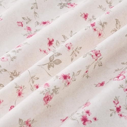 Modern Threads Printed 3-Piece Extra Soft Bedding Sheets & Pillowcase Set, Deep Pocket up to 16 inch Mattress Kashmir Rose Twin thumbnail 4