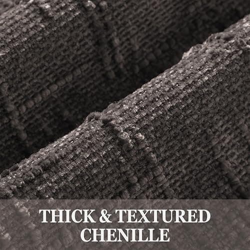 decorUhome Fall Dark Brown Chenille Throw Pillow Covers 12x20 Set of 2 Textured Soft Cozy Slubby Couch Pillow Covers Modern Farmhouse Boho Decorative Pillow Cases for Bed Sofa Living Room thumbnail 2