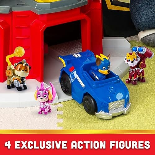 Paw Patrol, Mighty Lookout Tower with 4 Exclusive Bonus Action Figures, Toy Car, Lights and Sounds (Amazon Exclusive), Kids Toys for Ages 3 and up thumbnail 6