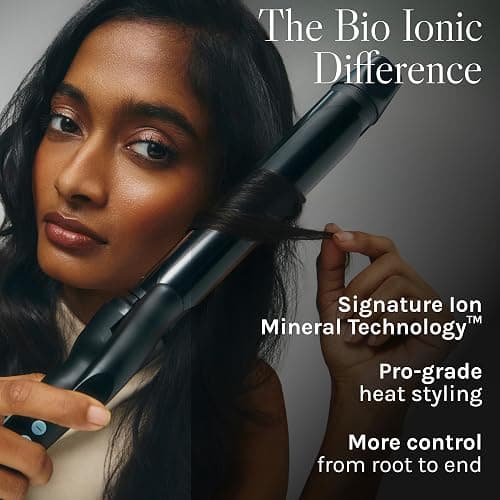 Bio Ionic Long Barrel Curling Iron, Moisture Heat Technology & NanoIonic MX | Versatile Curling Styler with Longer Barrel for Easy Hair Styling, Multiple Barrel Sizes for Frizz-Free, Defined Curls thumbnail 12