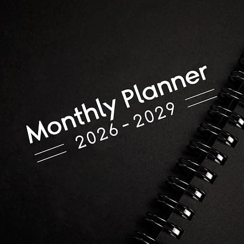 2026-2029 Monthly Planner - 3 Year Planner 2026-2029, JUL 2026 - JUN 2029, 36 Months Calendar Planner, 9" x 11", 3 Year Monthly Planners 2026-2027 with Colorful Tabs, Pocket, Notes - Black thumbnail 7