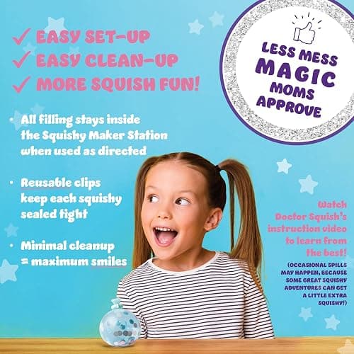 Doctor Squish Mini Squishy Maker | DIY Squishy Making Kit for Kids Ages 5 & Up | Make Your Own Squishies with TPR Balloons | Easy Maker Toy thumbnail 6
