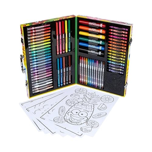 Crayola Pokemon Art Kit for Kids (45pcs), Pokemon Coloring Book Pages, Pokemon Stickers for Kids, Pokemon Toys, Gift for kids, Ages 4+ - Pikachu thumbnail 4