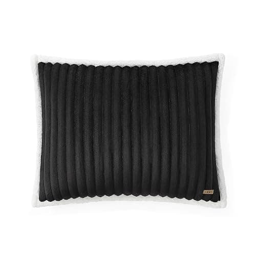 UGG Avery Twin Comforter Set with 1 Sham, Twin/Twin XL - 68"x86", Black | Reversible Lightweight Twin XL Comforter, Back to College Dorm Room Essentials, Apartment Essentials thumbnail 4