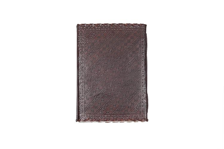 Leather Journal Medieval Stone Embossed Handmade Book of Shadows Vintage Notebook Office Diary College Poetry Sketch Book 10 x 7 Inches - Gift for women & men thumbnail 6