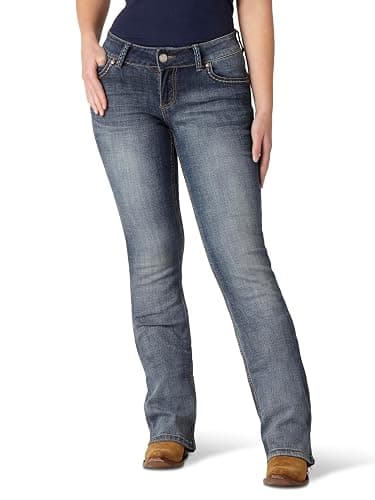 Wrangler Ladies Retro Sadie Boot Cut Jeans - Image 1