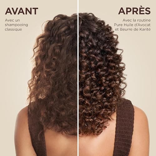 Garnier Ultra Doux - Après-Shampooing pour Cheveux Secs, Bouclés à Crépus - À l'Huile d'Avocat et Beurre de Karité - Texture Crémeuse et Onctueuse - 360 ml - Homme & Femme thumbnail 3