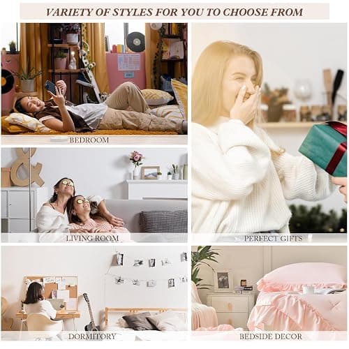 BONETAT Pink Bow Room decor Bible Verses Wall art Posters, Coquette Room Decor and Pink Room Decor For Teen Girls, 8x10 inch girl bathroom decor aesthetic poster with gift box packaging Set of 4 pcs- A02 thumbnail 7