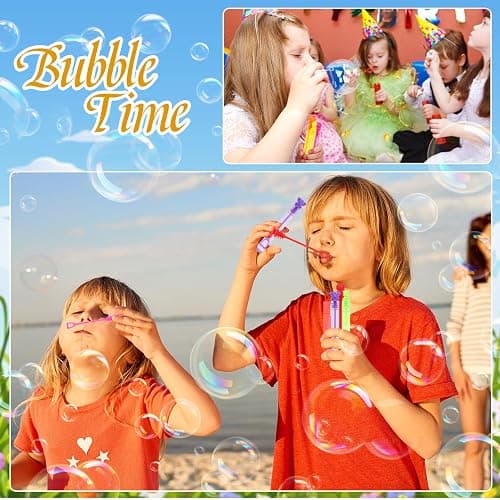 CCINEE 40pcs Mini Safari Aniaml Bubble Wands, Cute Zoo Bubbles Party Favors Bulk Jungle Bubble Sticks Toys for Birthday Safari Party Gifts School Rewards Candy Bag Stuff thumbnail 5