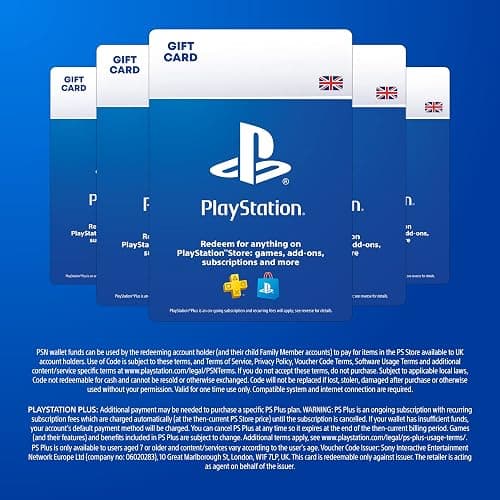 PlayStation Store Gift Card 50 GBP | PSN UK Account | PS5/PS4 Download Code - PSN Download Code - UK account - £50 thumbnail 4