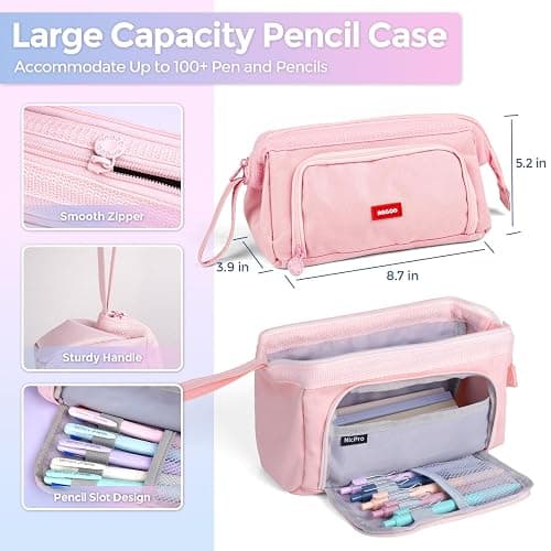 Nicpro 71PCS Aesthetic Bible Journaling Kit, Bible Study Supplies with Pen Case, No Bleed Highlighters and Pens, Sticky Notes and Tabs, Mechanical Pencils, Bible Study Kit for Women thumbnail 2
