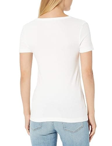Amazon Essentials Women's Slim-Fit Short-Sleeve Crewneck T-Shirt, Pack of 2 thumbnail 3