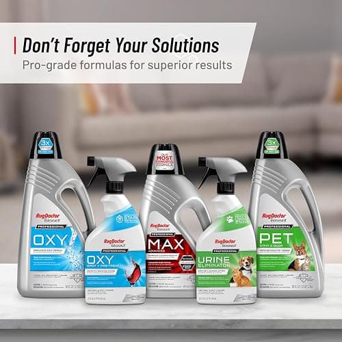 Rug Doctor Pet TruDeep CleanerTM, Pet Upholstery Tool, Best-In-Class Suction Power, Dual Cross-Action Brush Technology for One-Pass Cleaning, Professional-Grade Carpet Cleaner thumbnail 8