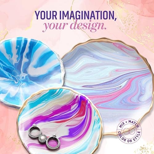 Dan&Darci Craft 'n Clay - Jewelry Dish Making Kit for Kids Ages 8-14 Year Old - Best DIY Arts & Crafts Kits - Birthday Gifts - Creative Toys for Preteen & Teenagers - Girl Birthday Gift Ideas thumbnail 9