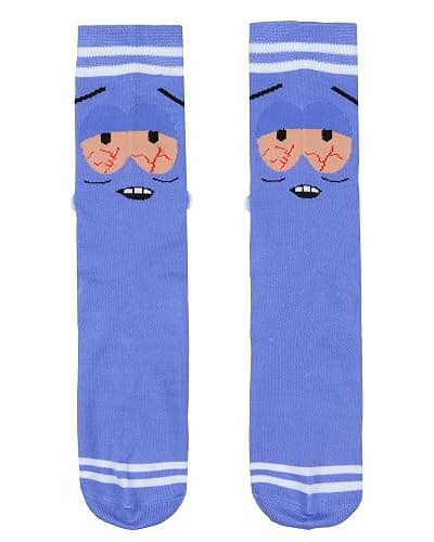 South Park Towelie Character with 3D Arms Adult Mid-Calf Crew Socks 1 Pair Fits Shoe Size 8-12 thumbnail 2