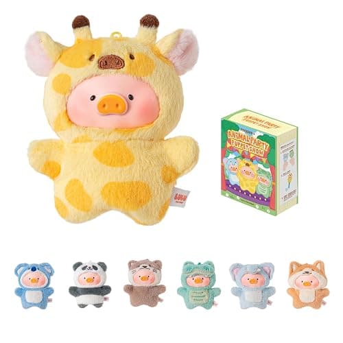 TOYZERO+ Lulu The Piggy Blind Box Figures - Puppet Show Series Plush Keychain Blind Boxes Figurines Finger Puppet Toy Cute Stuffed Animals Mystery Box Collectible Decorations Birthday Gift, Single Box - Image 1