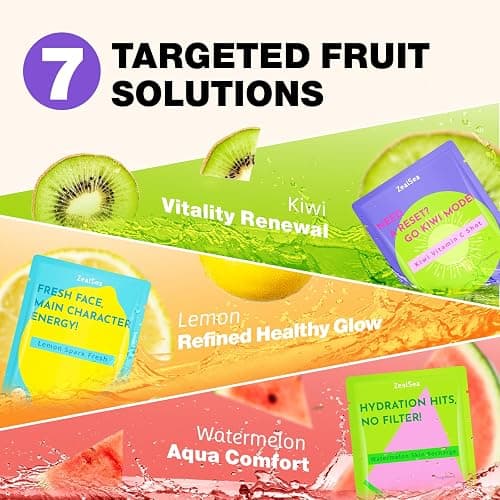 ZealSea Clean Beauty Face Masks Skincare, Minimalism 15 Ingredients Sheet Mask, Deep Hydration Facial Mask for Bouncy & Glowing, Sleepover Spa Party Supplies, Women Teen Girl Gifts Trendy Stuff, 7Pack thumbnail 4