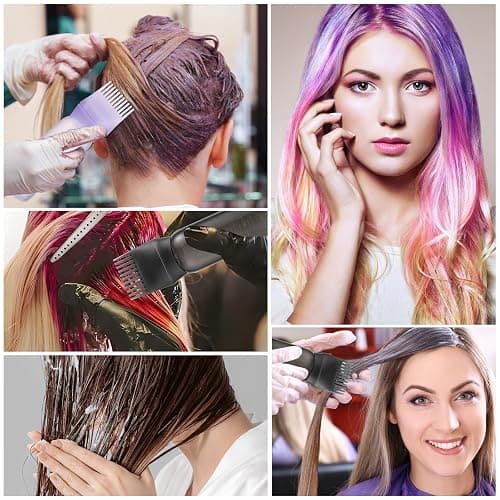 Pimoys Root Comb Applicator Bottle and Continuous Hair Spray Bottle, Hair Oil Applicator Hair Water Mister Oiling Applicator for Dye Hairstyling thumbnail 6