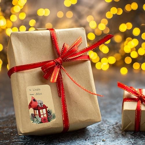 120pcs Christmas Gift Tags Stickers Self Adhesive, 2"x3" Christmas Name Tags for Gifts Festival, to from Gift Tag Stickers for Presents thumbnail 5