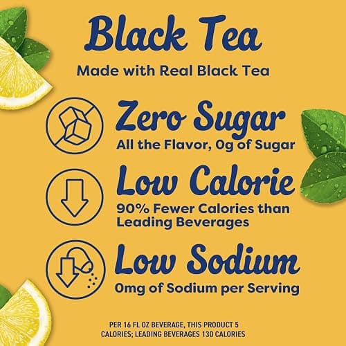 Crystal Light Lemon Iced Tea Naturally Flavored with other natural flavor Powdered Drink Mix, 120 ct Pack, 12 Boxes of 10 On-the-Go-Packets thumbnail 4