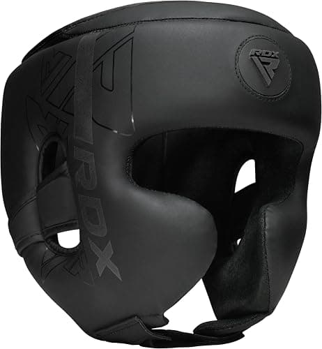 RDX Boxing Headgear, MMA Training, Adjustable Padded Kara,Muay Thai Headgear, Kickboxing, Sparring, Martial Arts, Karate, Taekwondo Helmet - Image 1