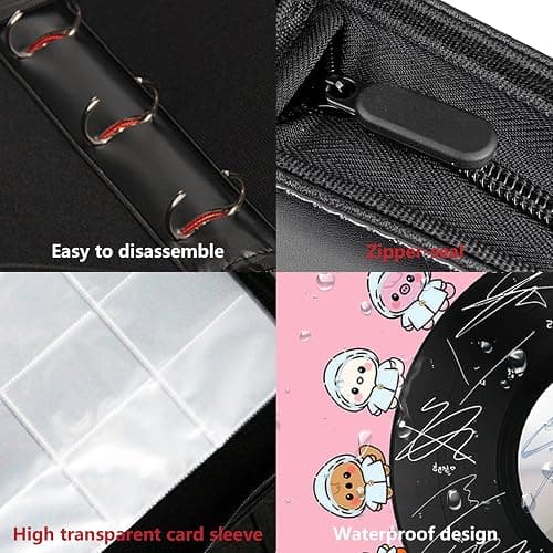 Stray Kids Photocard Binder, 400 Pocket Card Collection Album | Designed for Stray Kids fans to organize and protect up to 400 photocards, mini photos and collectible cards thumbnail 5