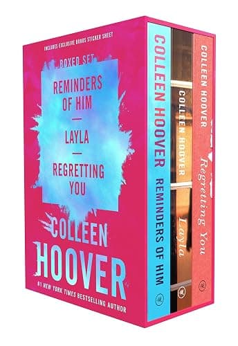 Colleen Hoover 3-Book Boxed Set: Reminders of Him, Layla, Regretting You - Image 1