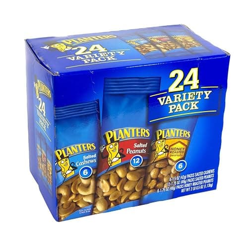 Planters Nut 24 Count-Variety Pack, 2 Lb 8.5 Ounce carrier to shipping international usps, ups, fedex, dhl, 14-28 Day By Dragon Shopping - Image 1