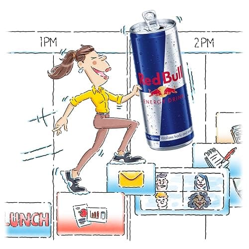 Red Bull Energy Drink with 80mg Caffeine plus Taurine & B Vitamins, 8.4 Fl Oz, 6 Packs of 4 Cans (Pack of 24) thumbnail 3