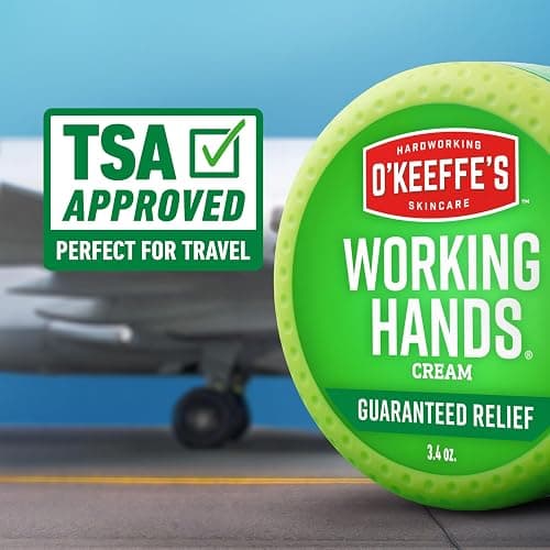 O'Keeffe's Working Hands Hand Cream for Extreme Dryness - 3.4 oz Jar (1 Pack) - Repairing Skincare for Cracked, Dry Hands thumbnail 9